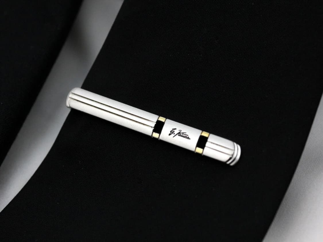 유미카츠라 A등급 5.2cm 일본 디자이너 남자 명품 넥타이핀 상품이미지7