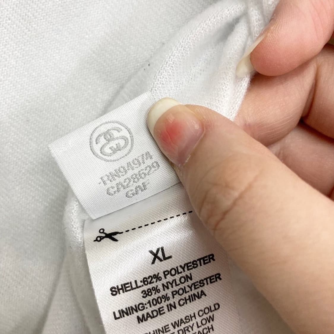 STUSSY 빅로고 화이트 코치 나일론 자켓 상품이미지8