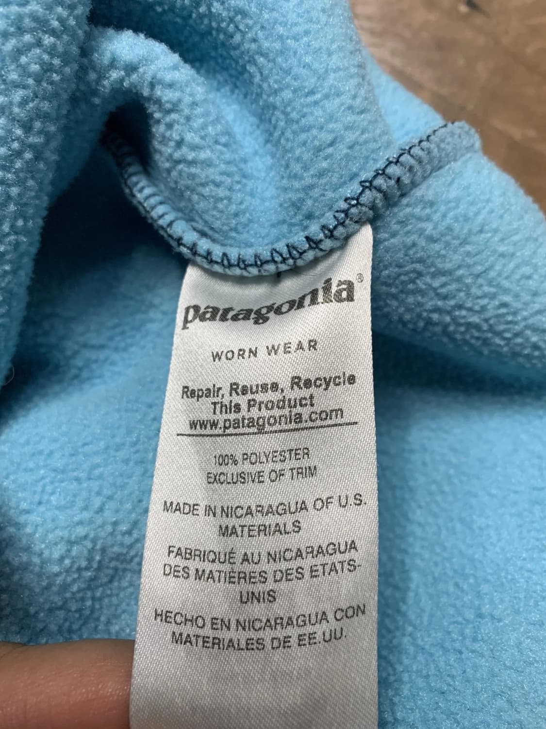  17ss 파타고니아 신칠라 스냅-T 블루 상품이미지5