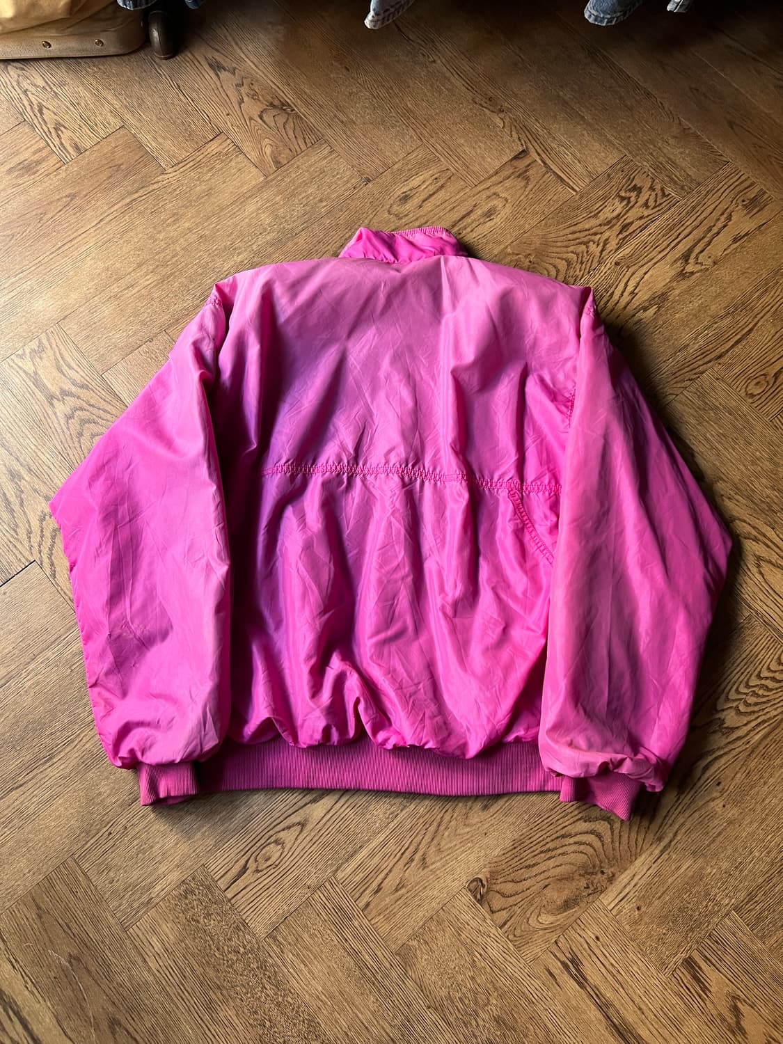 [L]80's 파타고니아 USA 하드 페이딩 나일론 쉘드 웜업 자켓 상품이미지9