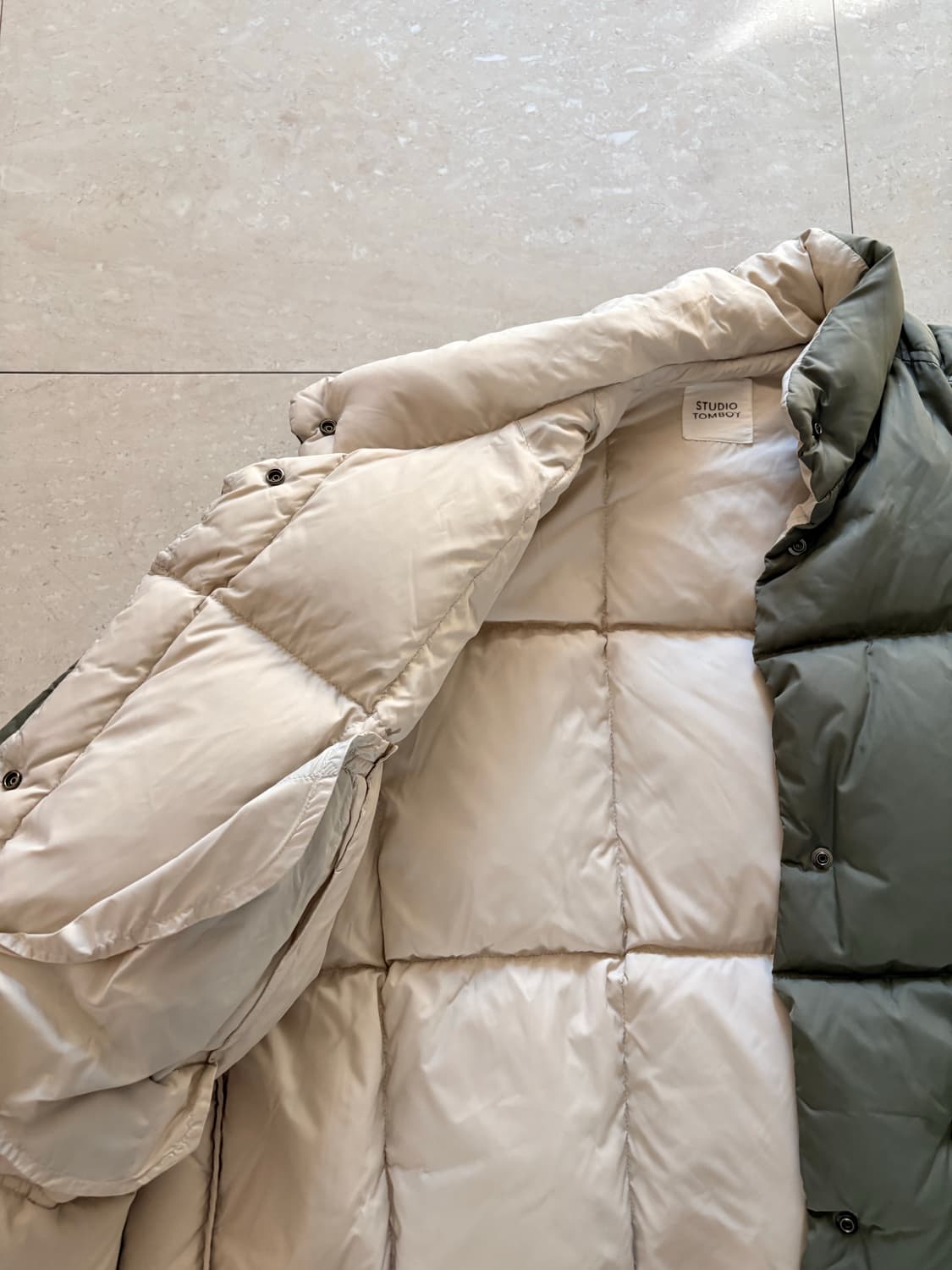 스튜디오톰보이 덕다운 롱패딩(F)  상품이미지3