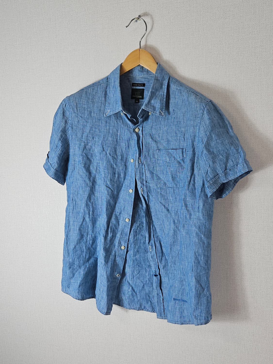 헨리코튼 린넨 반팔셔츠 클래식 100 상품이미지2