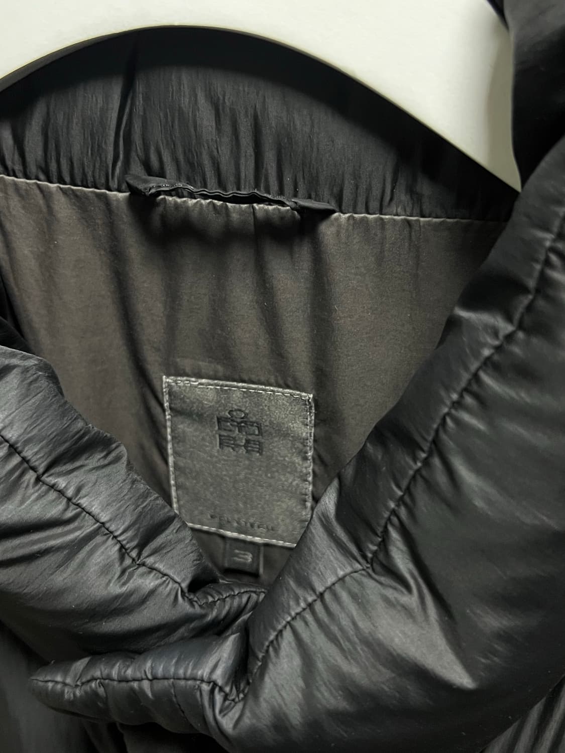 [3] 폴리테루 24fw 유즈드스냅 다운 푸퍼 블랙 상품이미지5