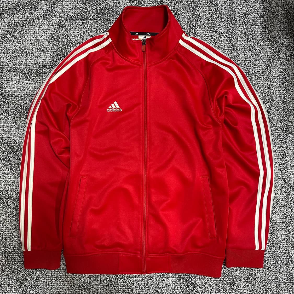 (XL) 아디다스 삼선 져지 레드 상품이미지1