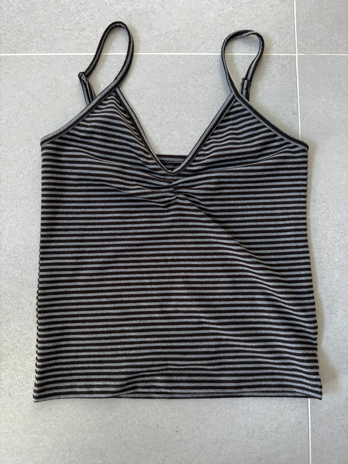 루루서울 슬리브리스 브라운그레이  상품이미지1