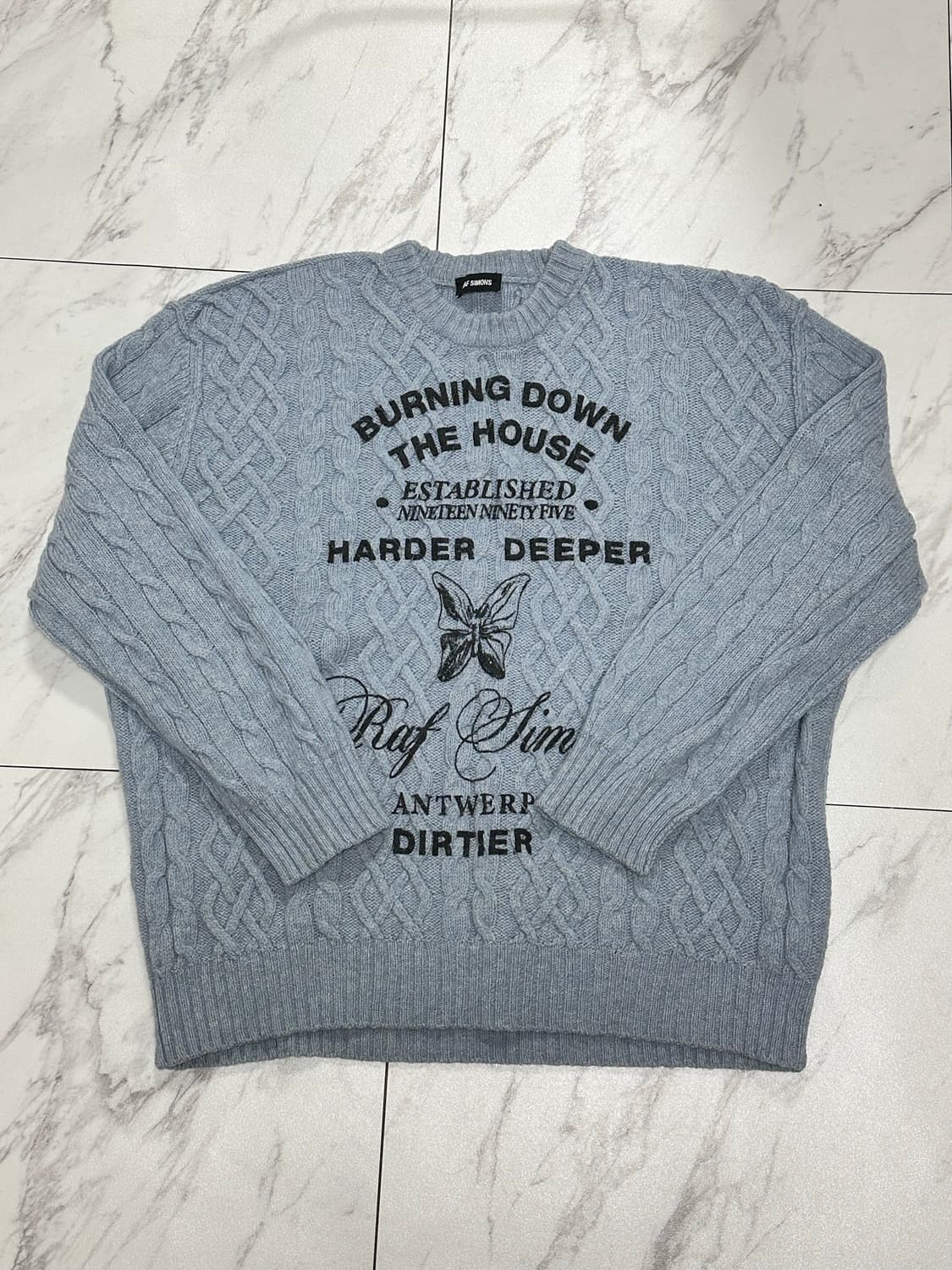 (S) 라프시몬스 아란니트 블루 상품이미지1