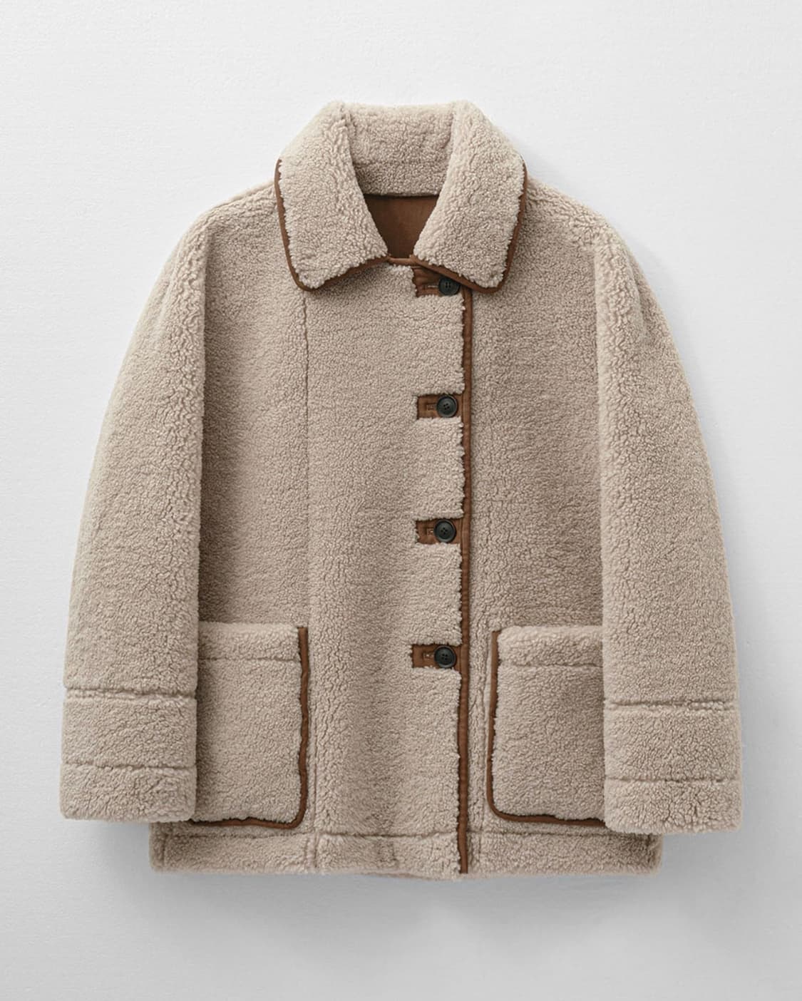 몽돌 리버시블 무스탕 (1회 착용) 상품이미지1