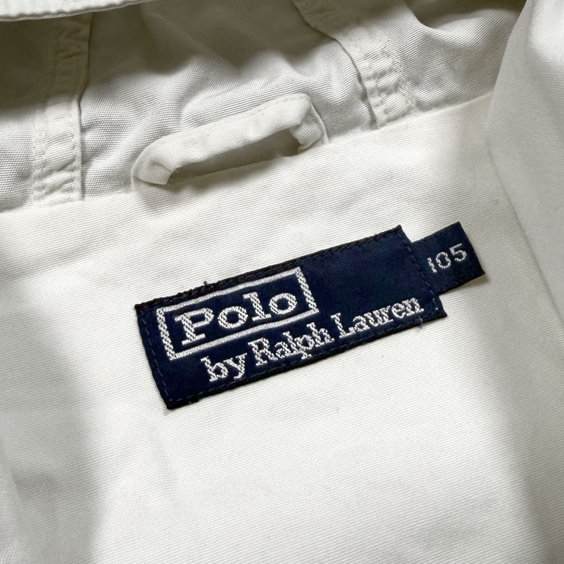 90's 폴로 코튼 후드 집업 자켓 상품이미지4