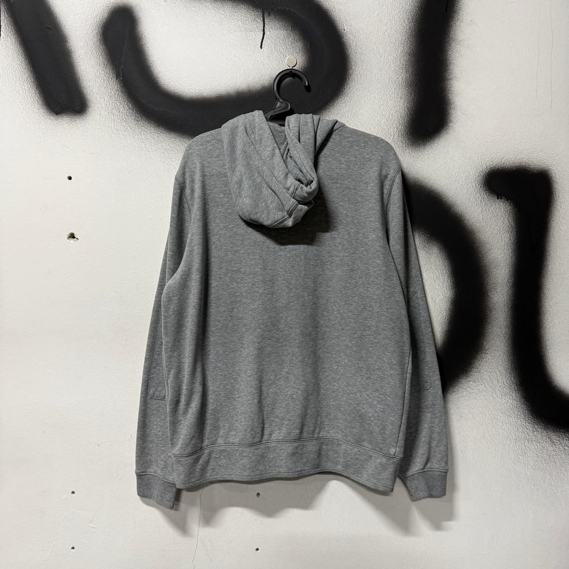 푸마 엘보 패치 디테일 멜란지 그레이 집업 후디 상품이미지2