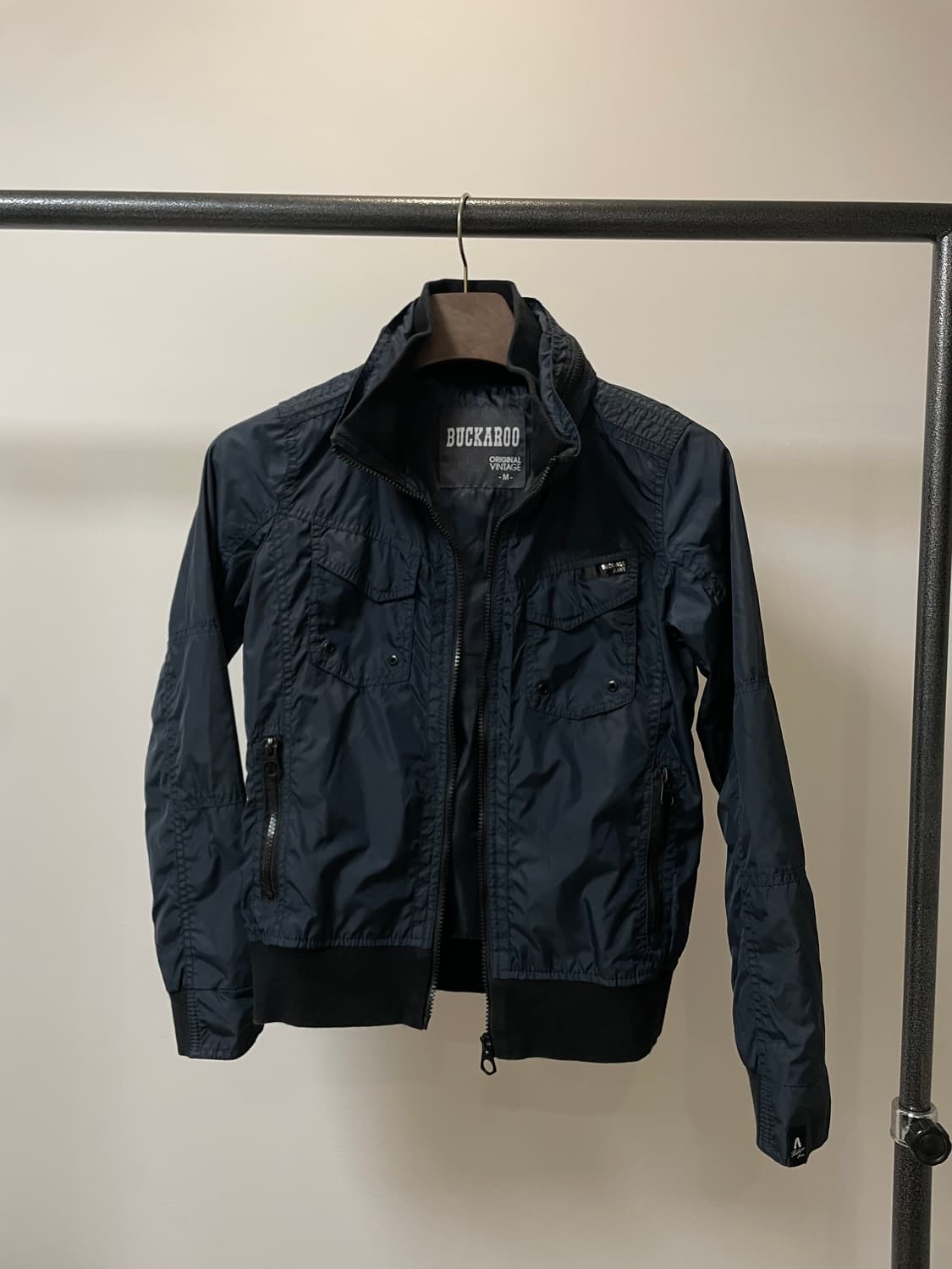 (M) Buckaroo 버커루 히든 후드 락시크 블루종 자켓 상품이미지1