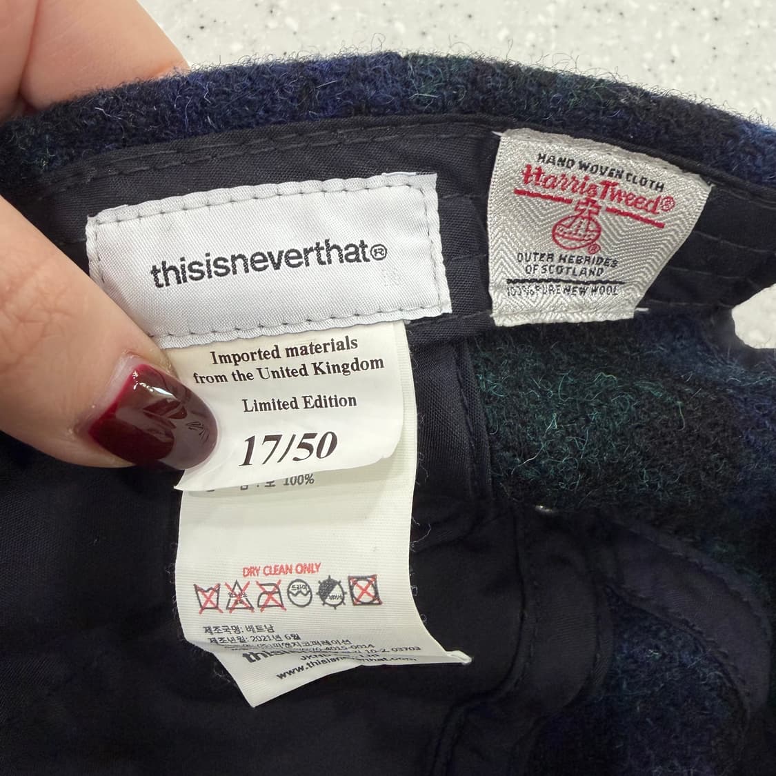 198. 디스이즈네버댓 해리스트위드 콜라보 볼캡 상품이미지3