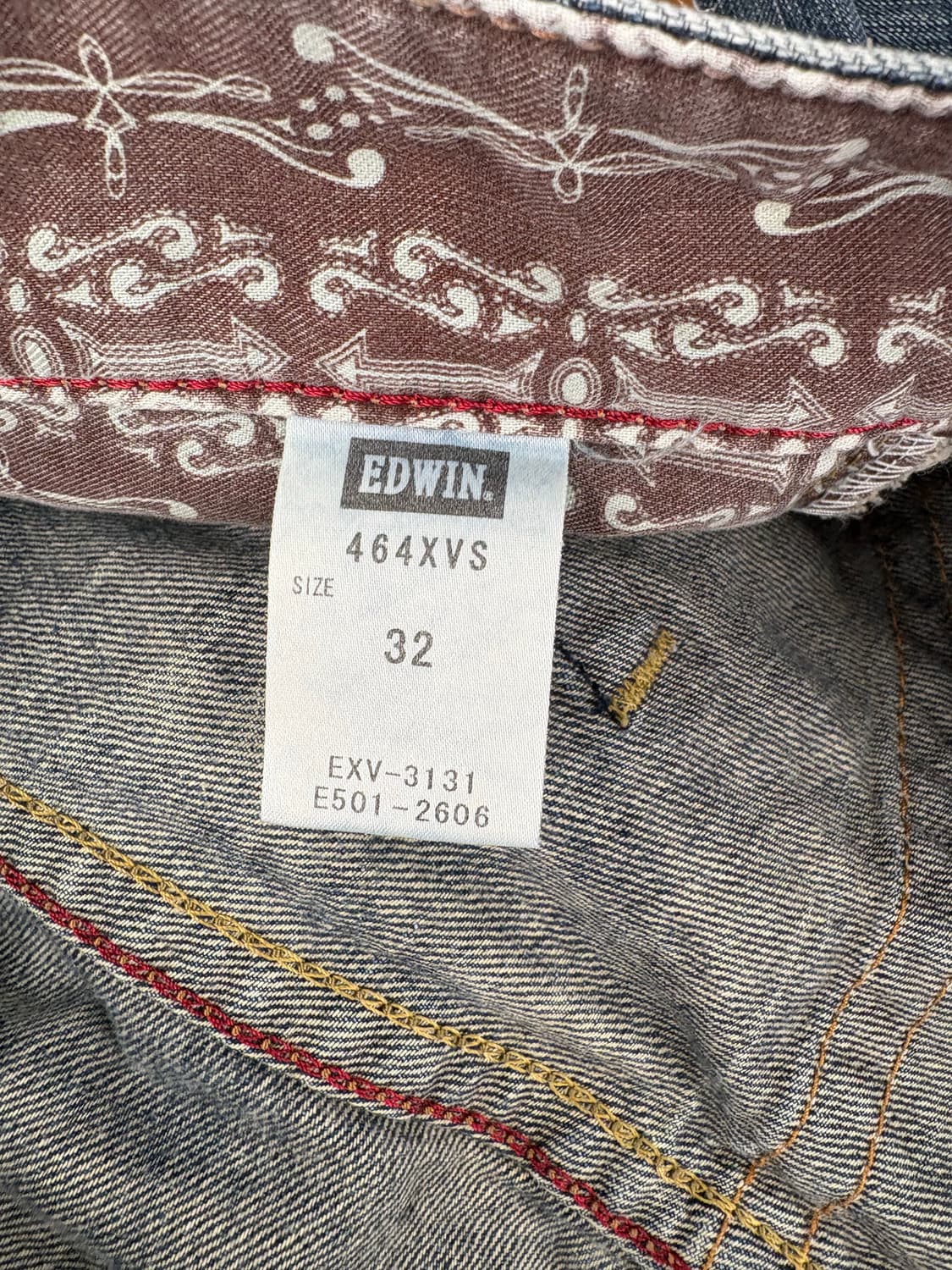 에드윈 카우보이 스타일 데님 진 (SIZE 32) 상품이미지5