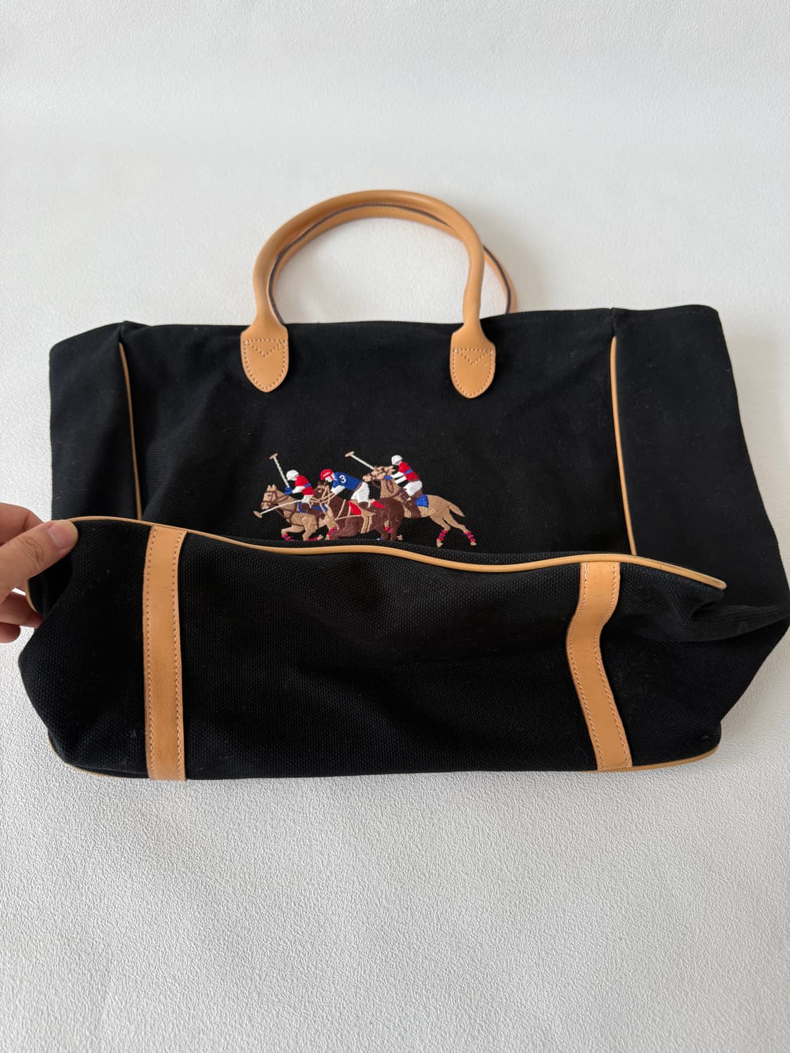 랄프로렌(RALPH LAUREN) 캔버스 토트백 상품이미지3