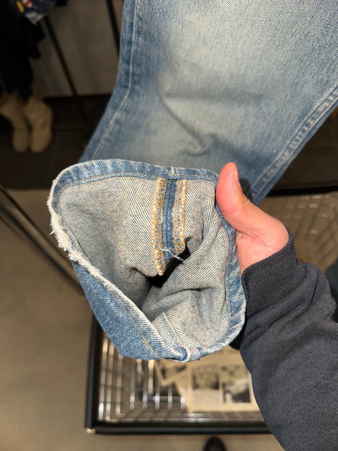 90’s Levi’s 501 552 USA denim pants 상품이미지7