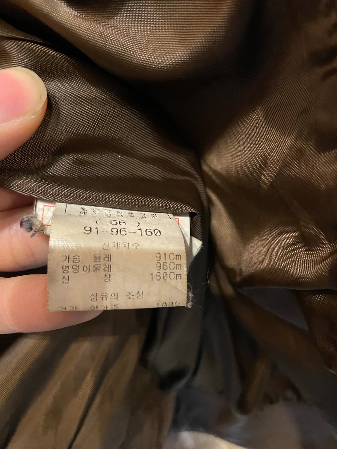 DANI MAX 카라넥 포켓 양가죽 자켓 브라운 상품이미지7