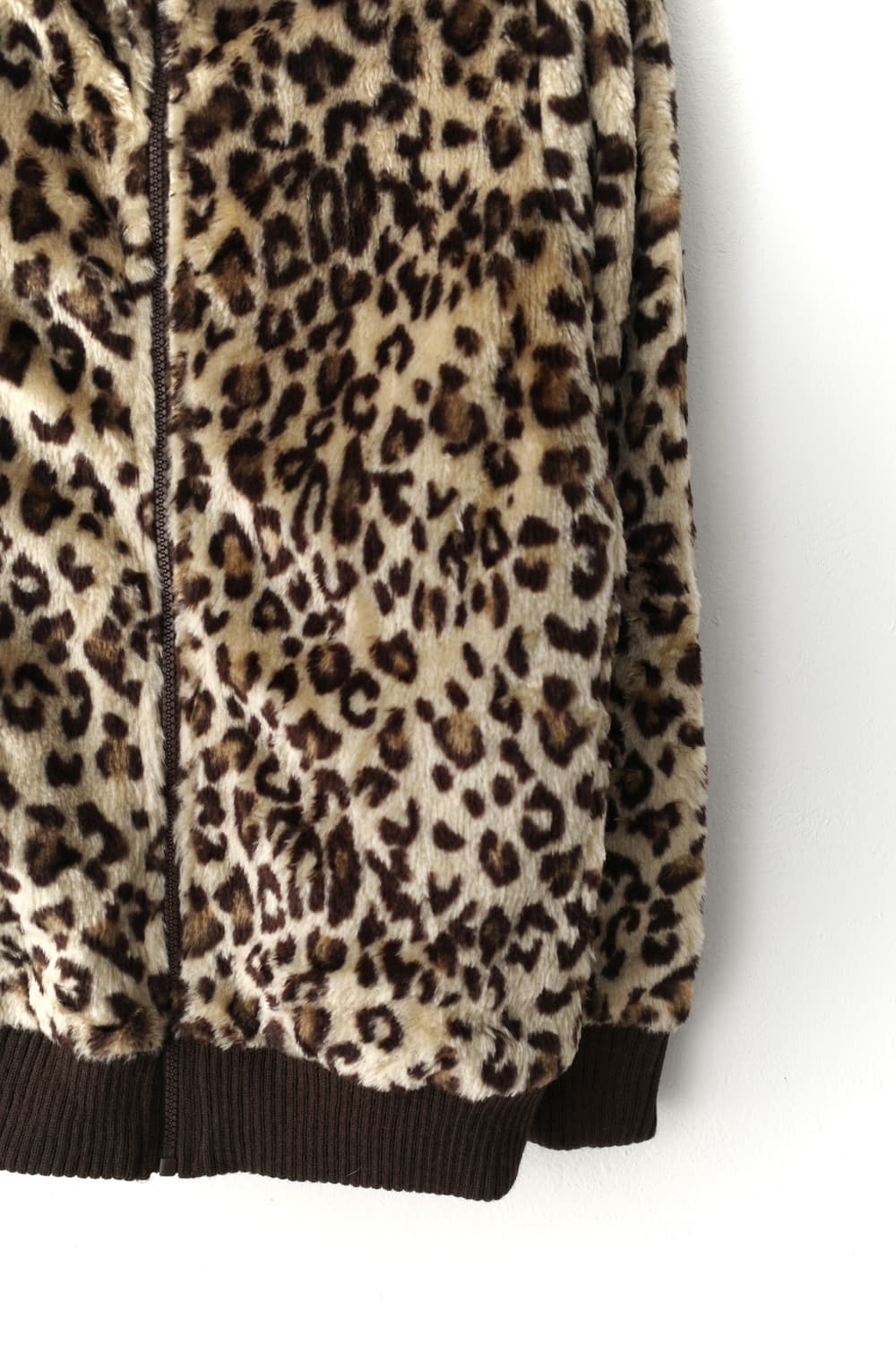 leopard fur zip-up 상품이미지4