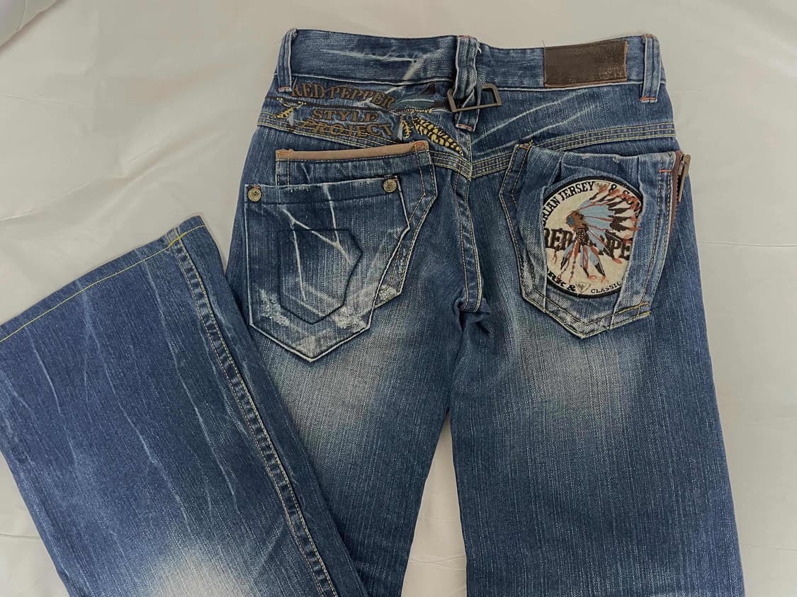 Red Pepper 레드페퍼 로우라이즈 부츠컷 데님 팬츠 상품이미지2