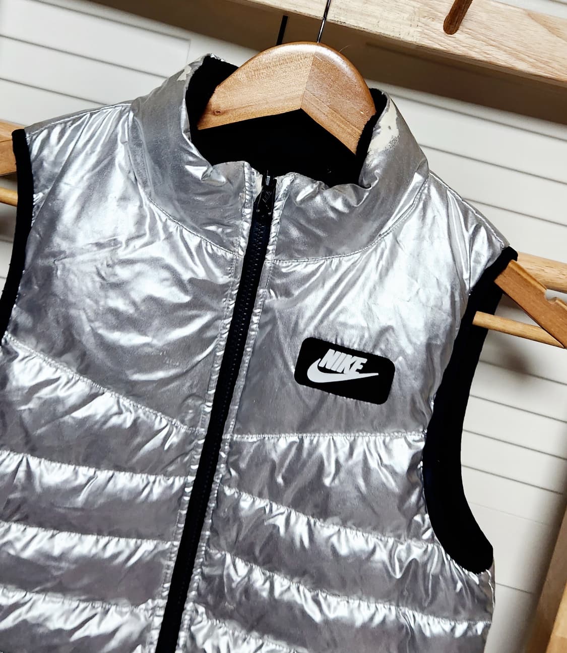 나이키 양면 패딩 조끼 은갈치 조끼 자켓 상품이미지5