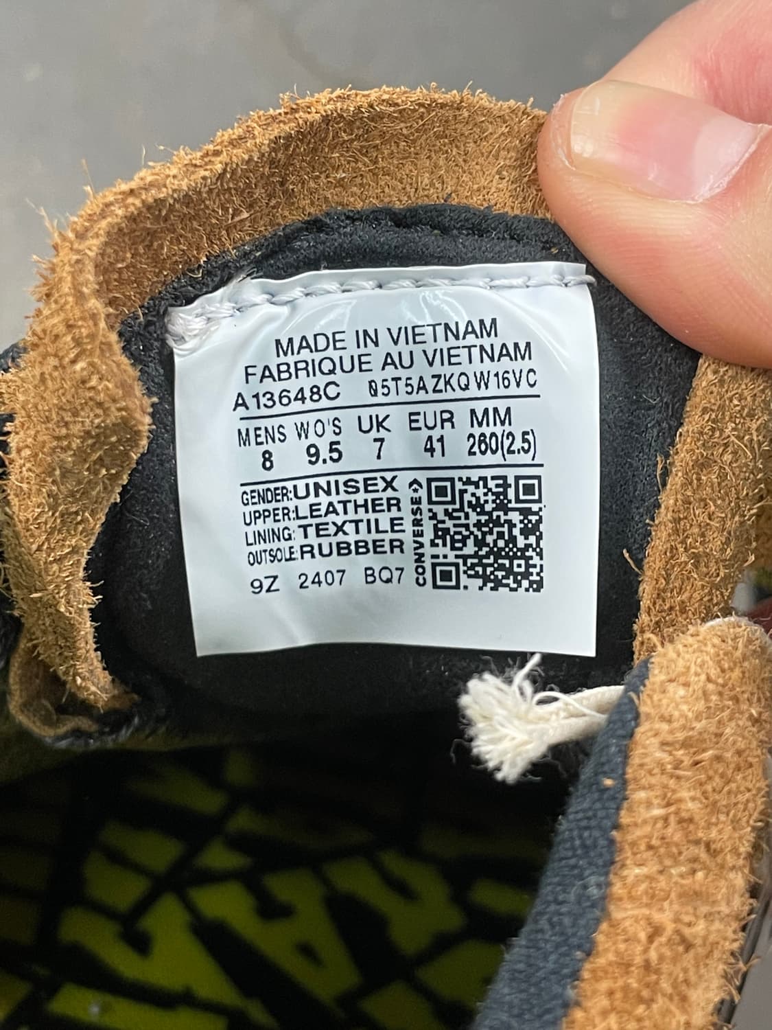 컨버스 X 이라크 데드스탁 원스타 스니커즈 상품이미지8