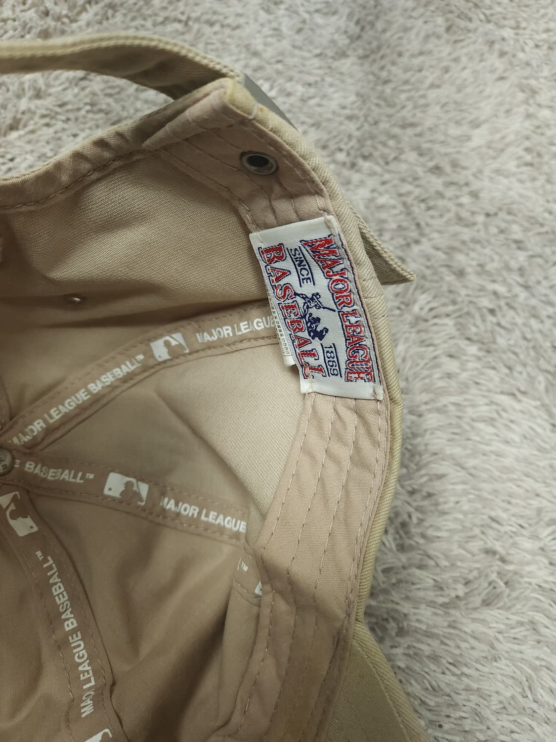 MLB 뉴욕 양키스 베이지 볼캡 모자 상품이미지8