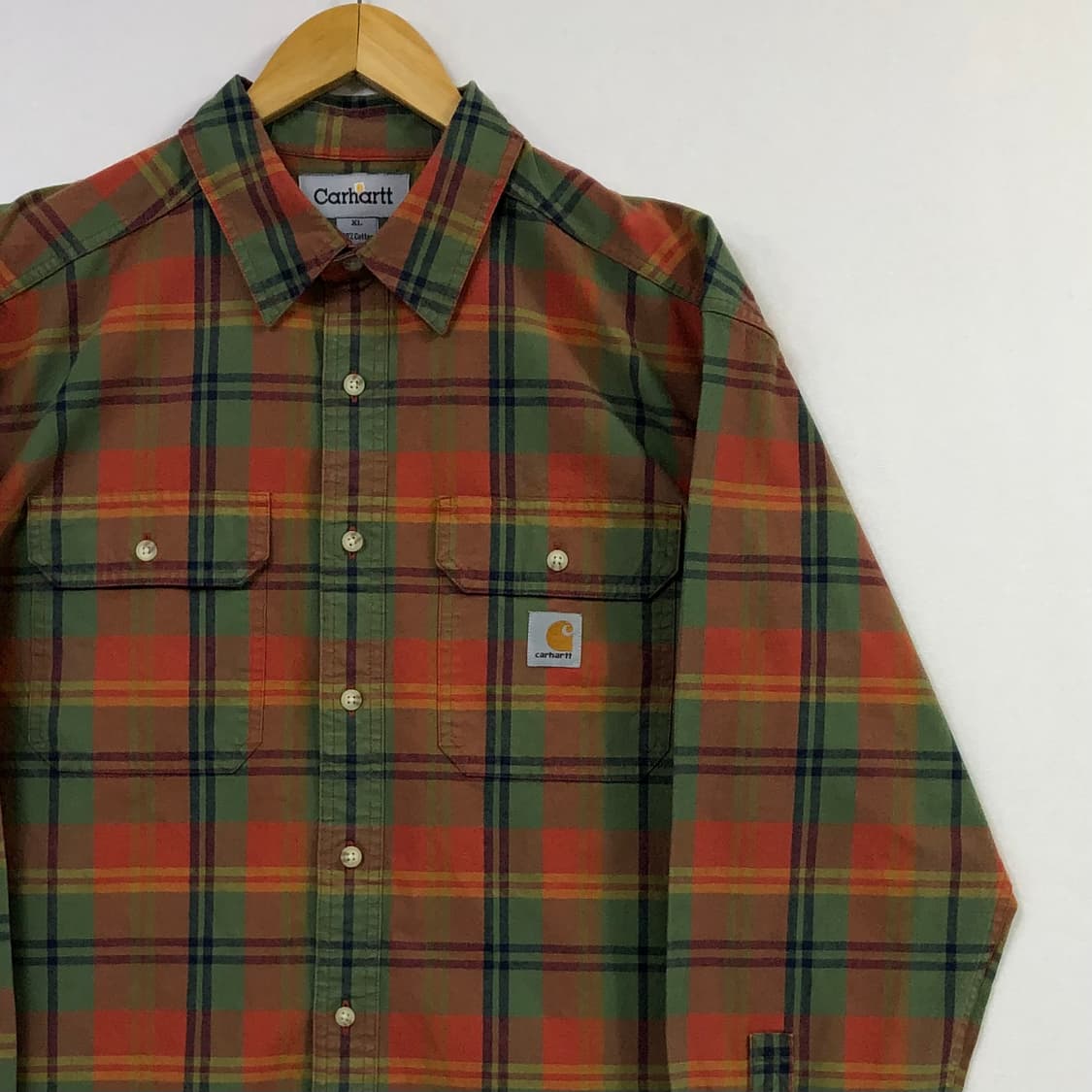 XL 칼하트 체크 워크 셔츠 상품이미지1