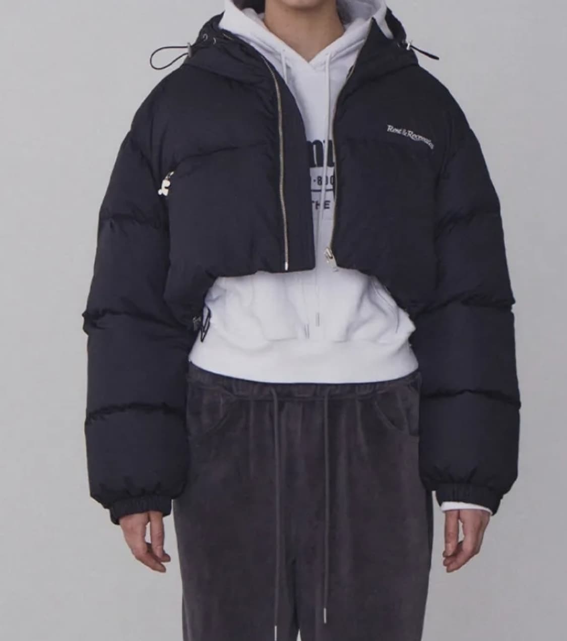 레스트앤레크레이션 크롭패딩 상품이미지4