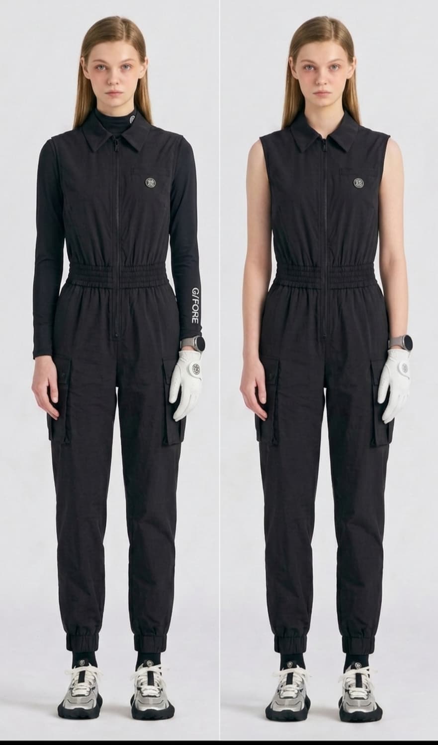 지포어 슬리브리스 점프수트 XS사이즈 상품이미지1