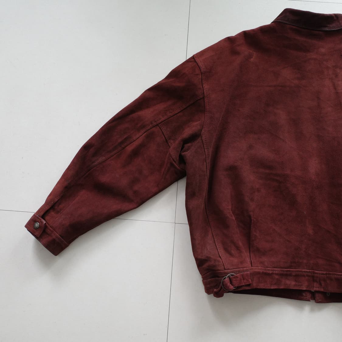 90s 페페로니 Peperoni 스웨이드 스포츠 레더 자켓 상품이미지10