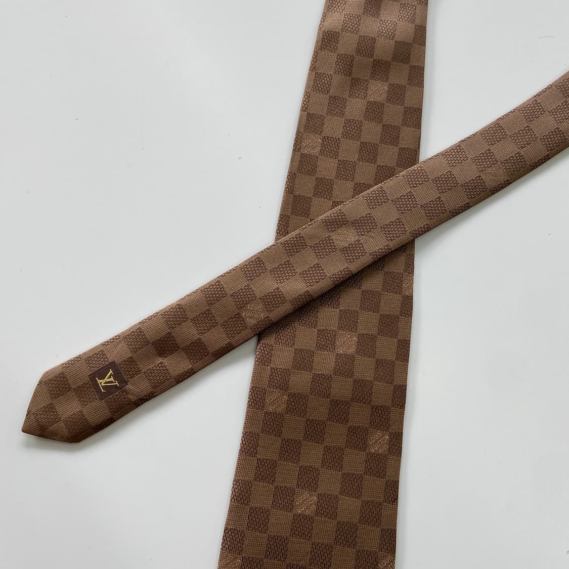 루이비통 (LOUIS VUITTON)다미에 명품 정품 넥타이 상품이미지4