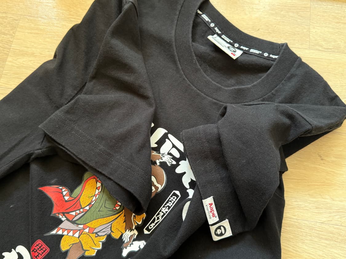 AAPE Theme Universe Tee 에이프 테마 유니버스 티 블랙 상품이미지6