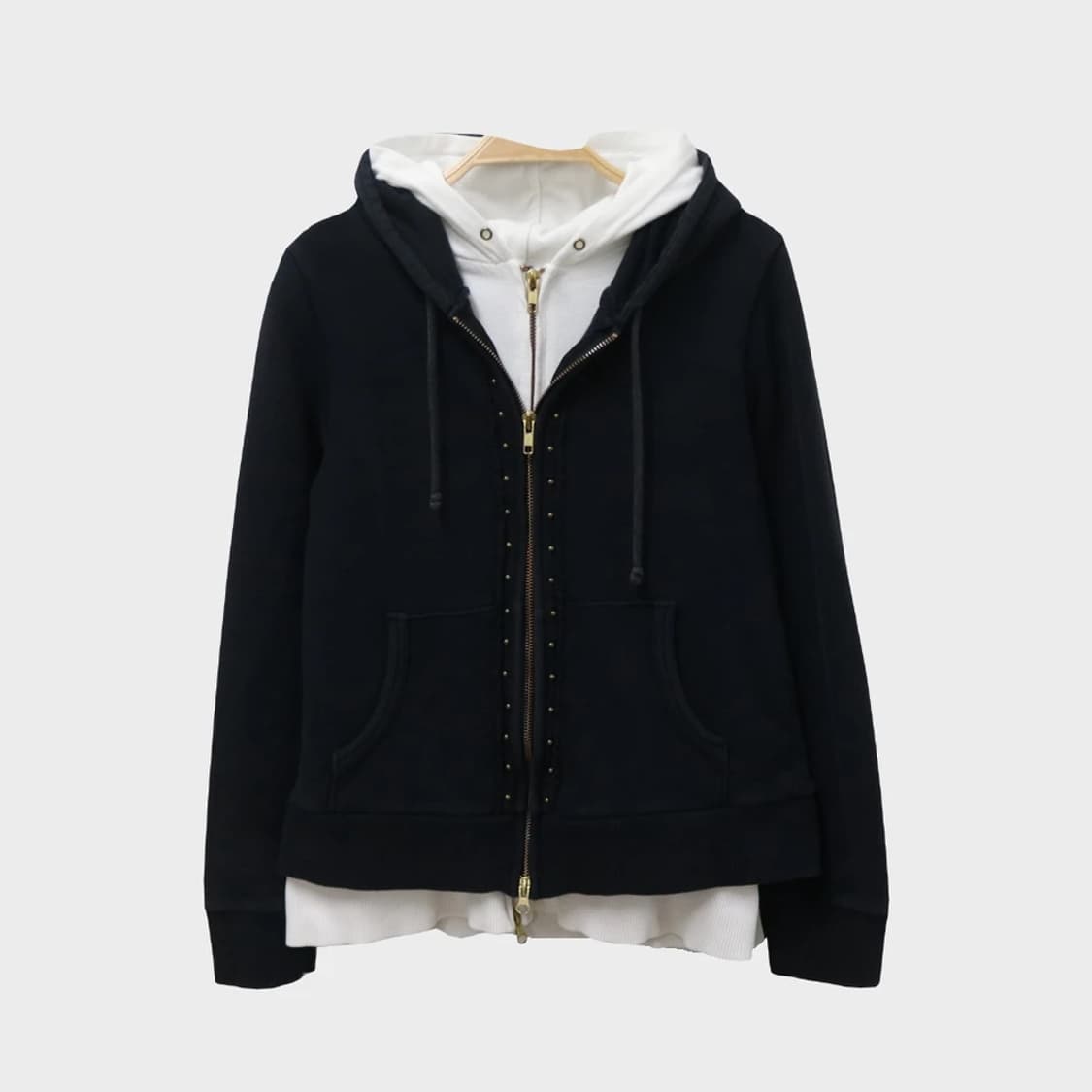 179/WG 레이어드 후드 집업 66086 상품이미지1