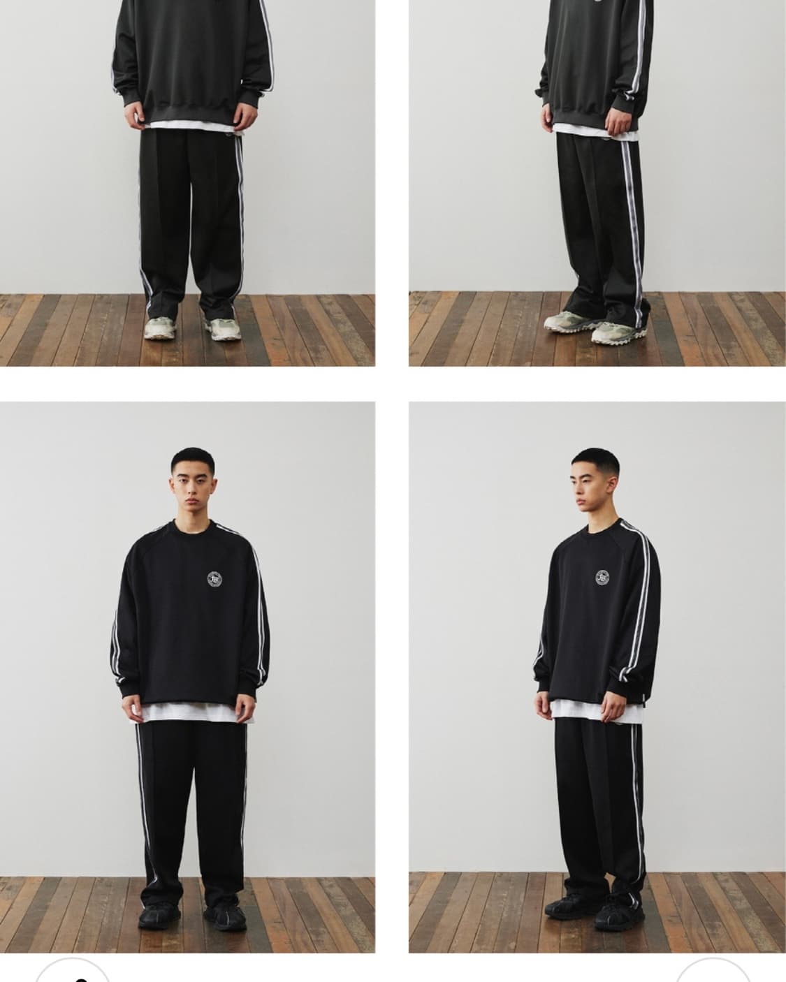 필루미네이트 사이드 트랙 팬츠 M 상품이미지4