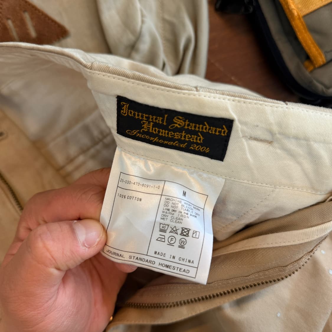 저널 스탠다드 홈스테드 프린팅 원턱 치노 팬츠 32 33 상품이미지9