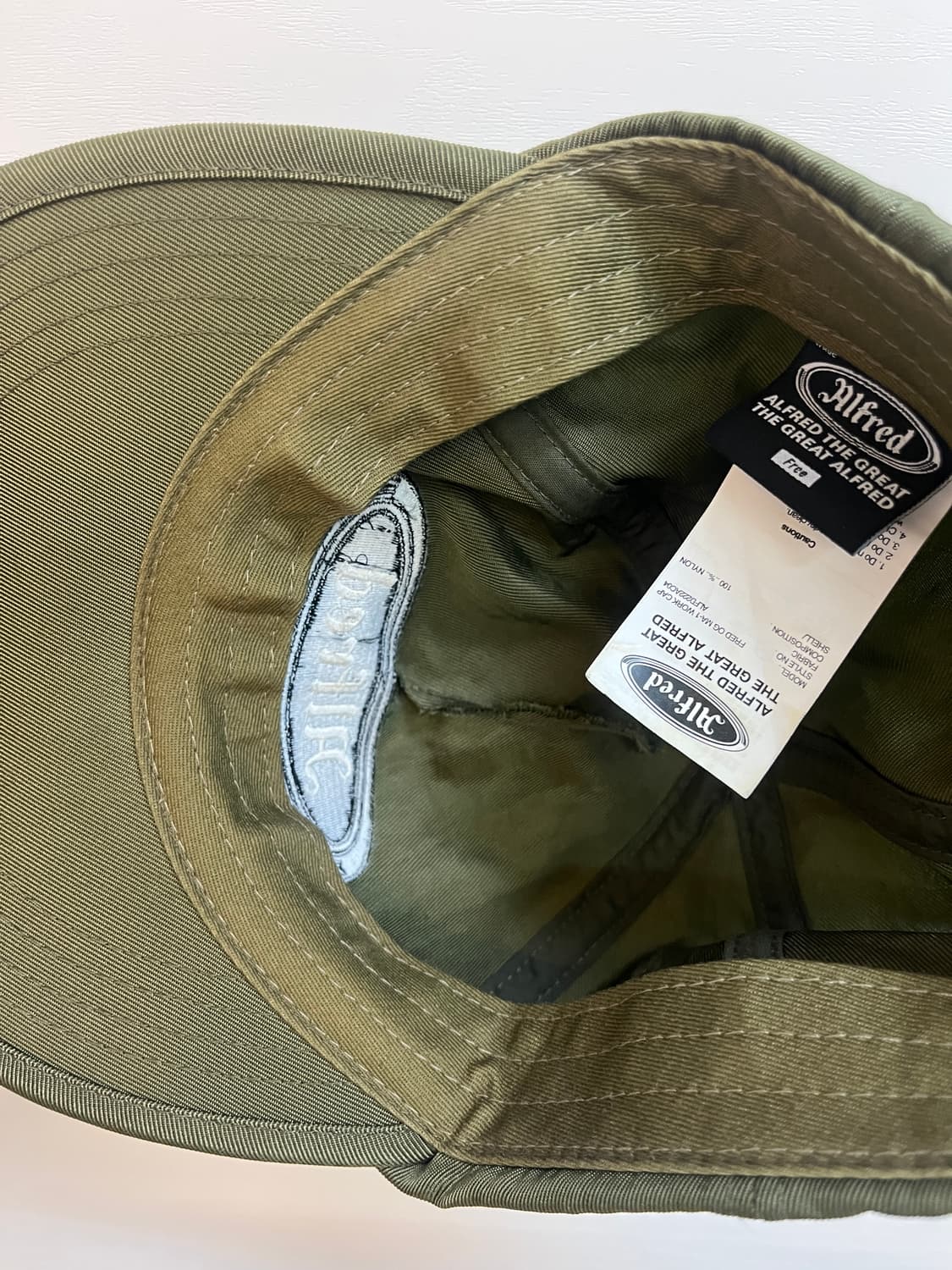 Heritagefloss 알프레드 나일론 모자 카키 상품이미지2