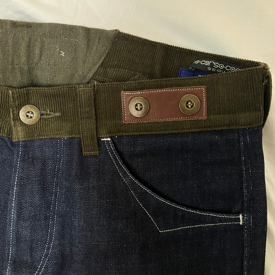 Junya Watanabe cinch back denim pants 상품이미지3