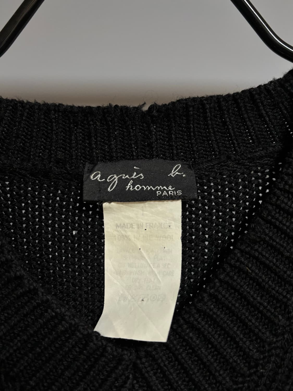 아네스베 옴므 디스트레스트 니트 상품이미지2