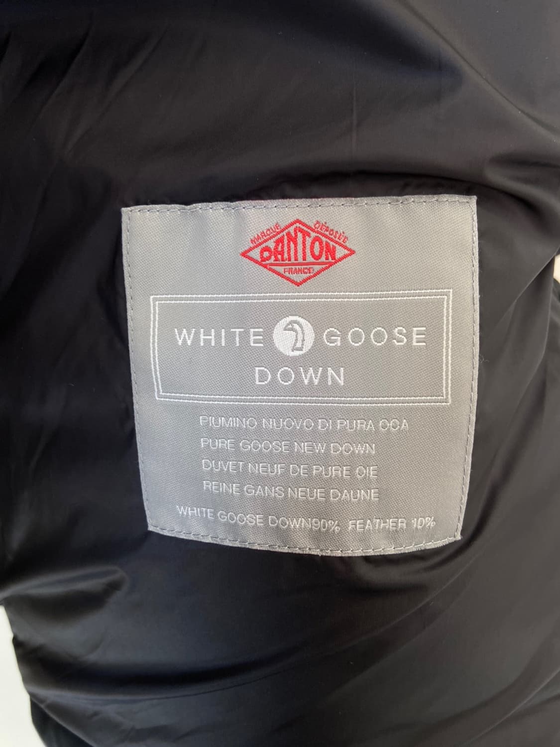 단톤 20f/w 화이트 구스 다운 패딩 상품이미지8