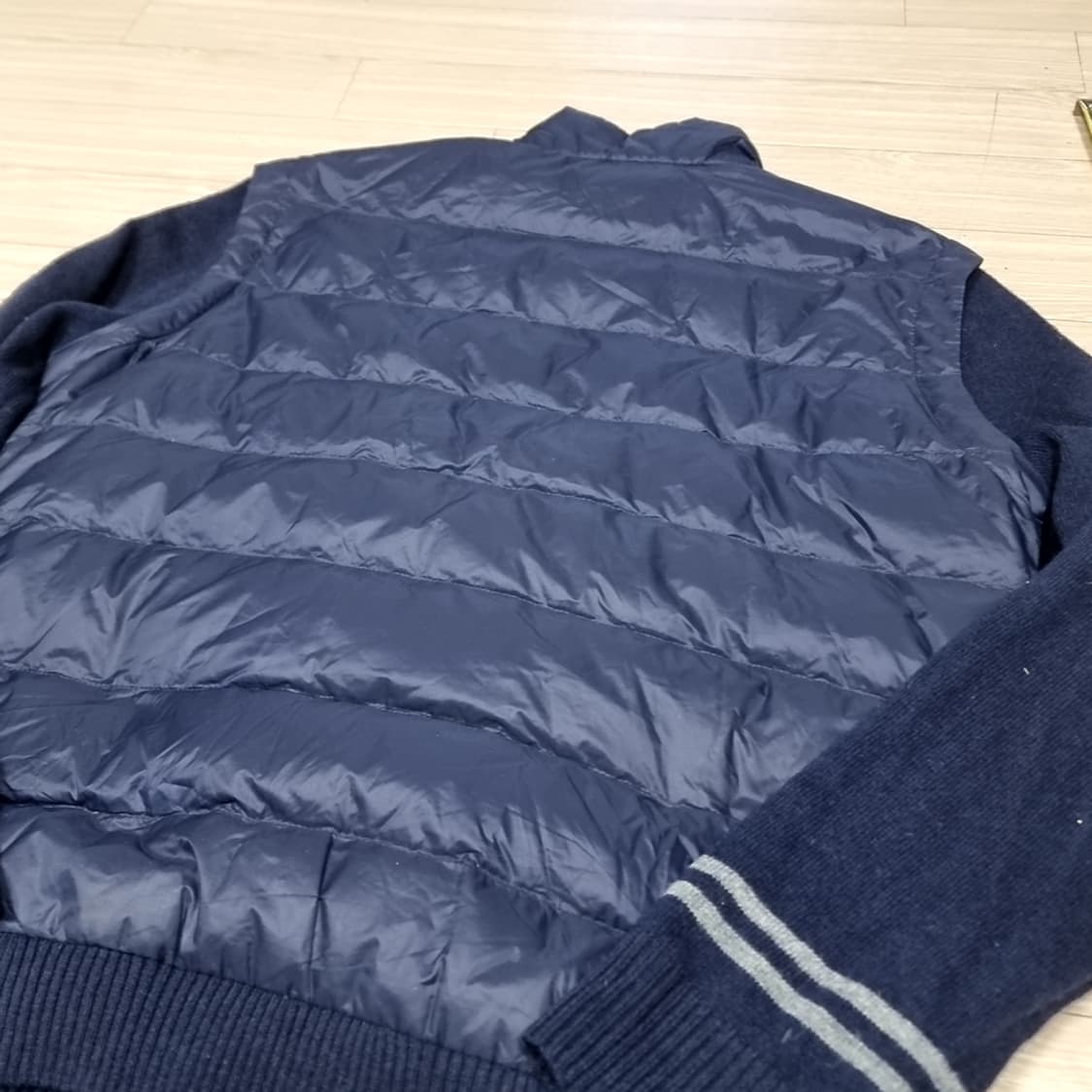 헨리코튼 오리털 네이비 패딩 니트 집업 점퍼(105-110) 상품이미지4