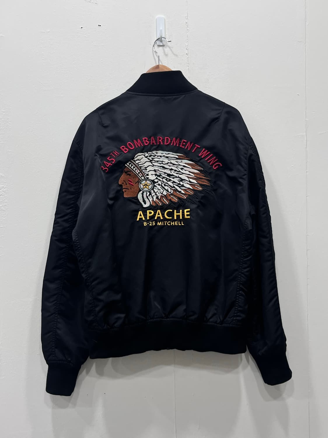 Schott 쇼트 Apache MA-1 패치워크 봄버 L 상품이미지3