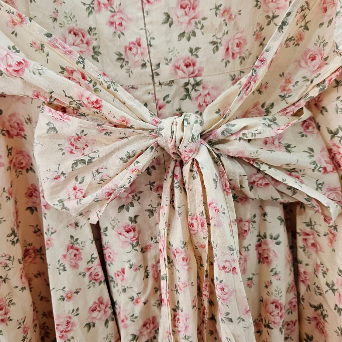 로즈 플라워 레이스 스퀘어넥 원피스 상품이미지7