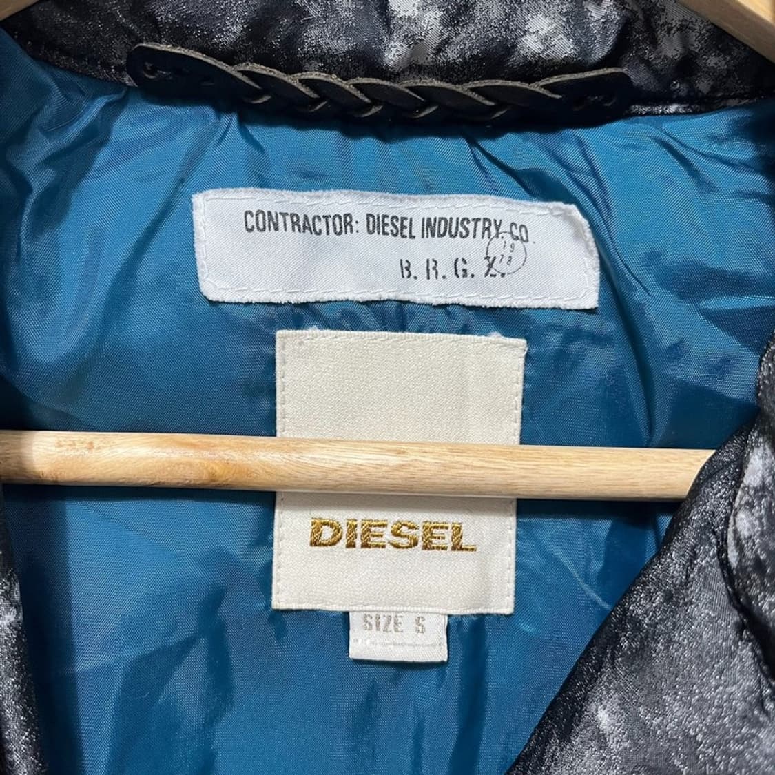 디젤 바이커 패딩 S 상품이미지3