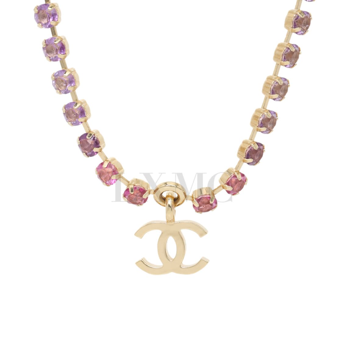 샤넬 초커 레인보우 라인스톤 목걸이 코코마크 네크리스 ABC311 상품이미지3