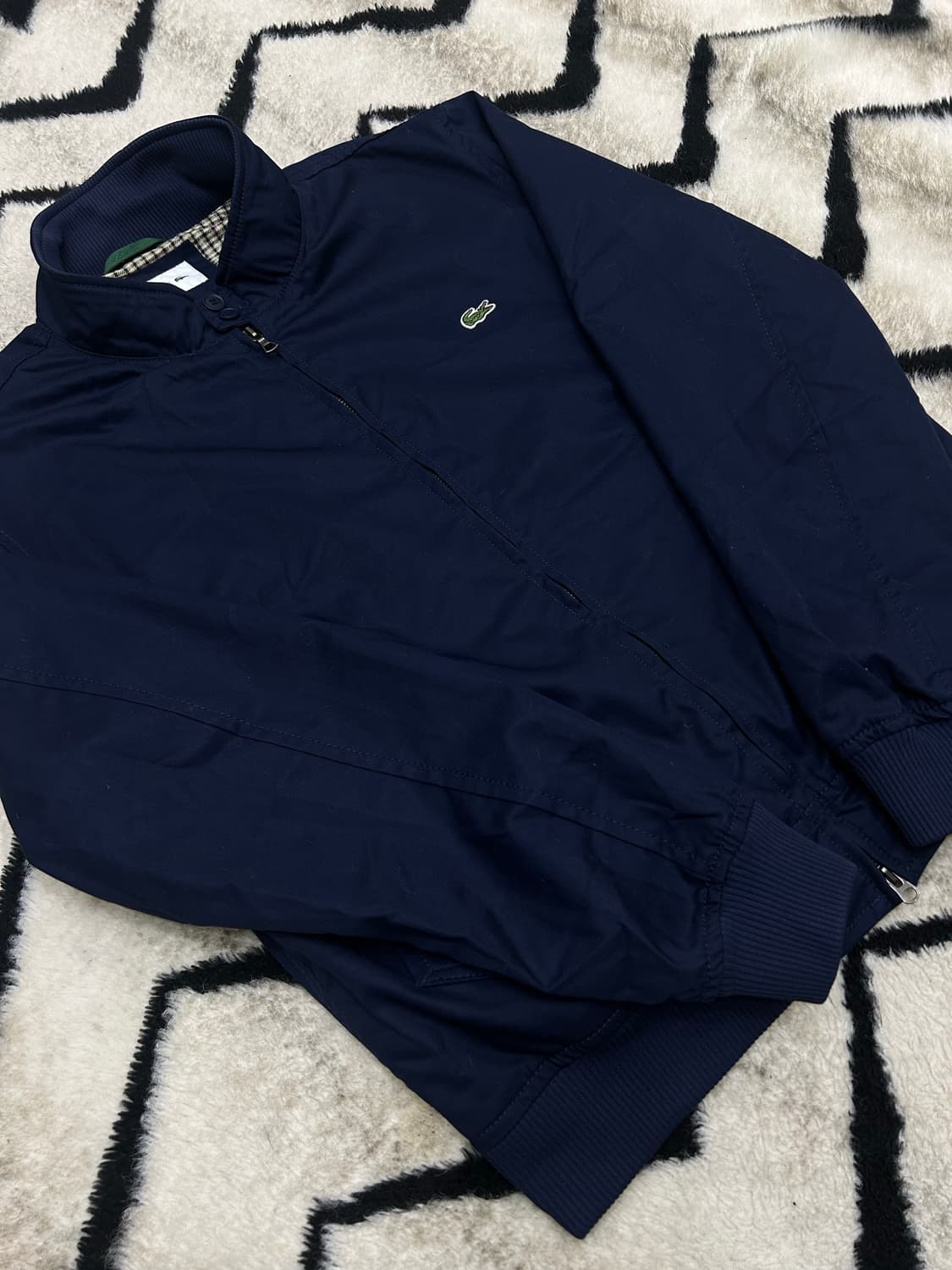 [XL]라코스테 방수 코튼 블루종/네이비 상품이미지3