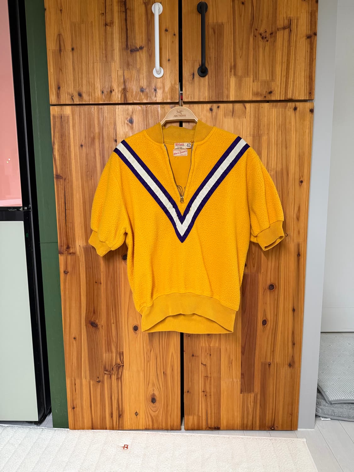 40s 아카이브 레어 윌슨 플리스 파일 스웻 made in usa🇺🇸 상품이미지2