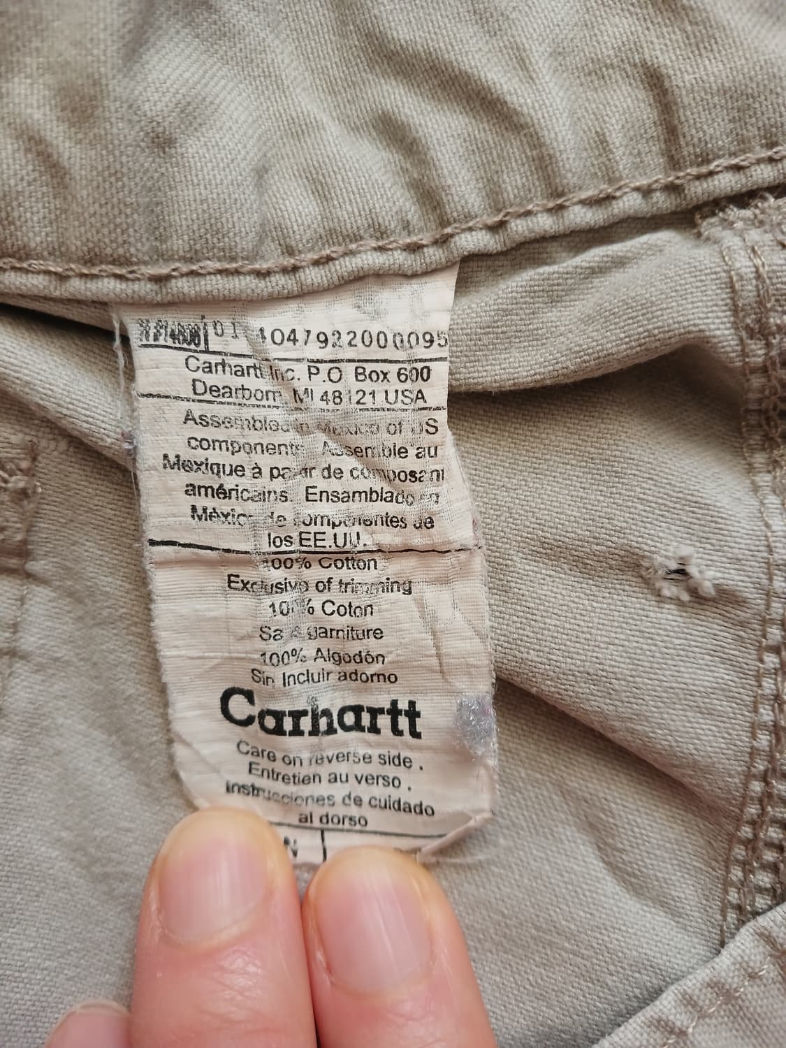 칼하트 쇼츠 팬츠 상품이미지3