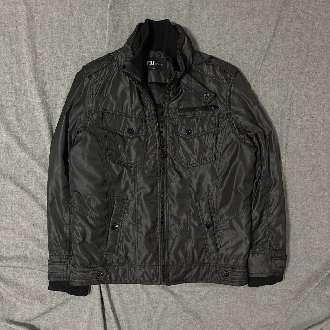 y2k 나일론 라이더 자켓 상품이미지7