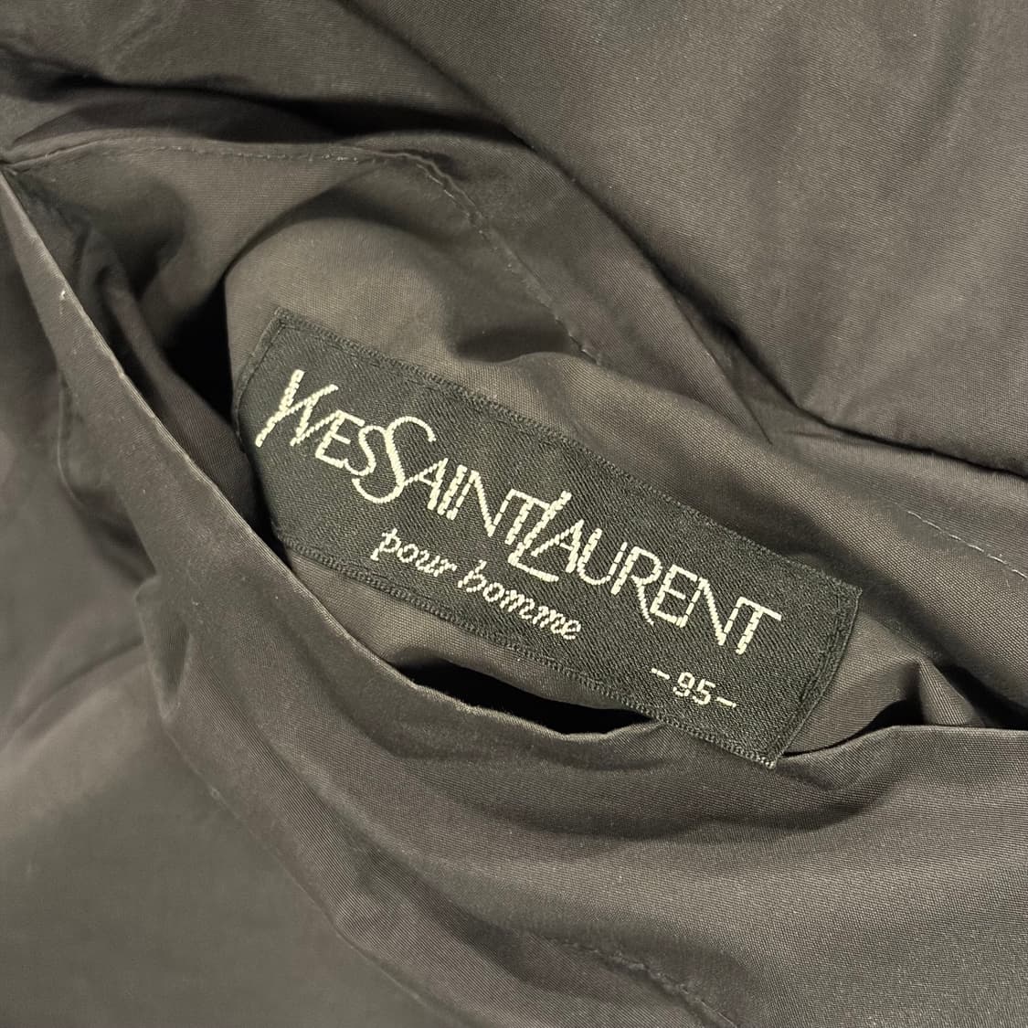 [95] 입생로랑 뿌르 옴므 리버시블 블랙 포켓 코튼 자켓 D387 상품이미지9