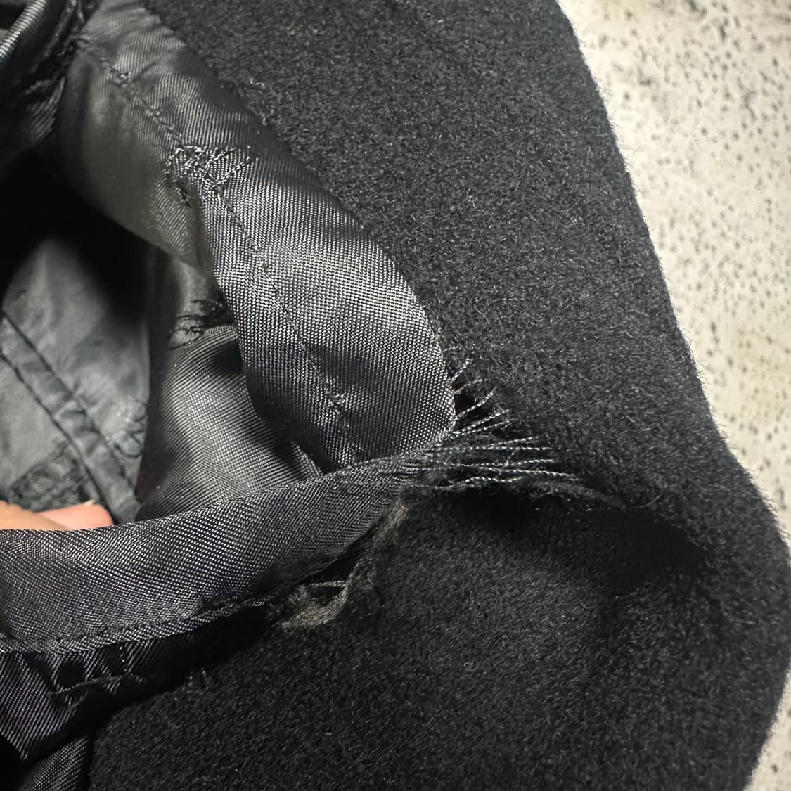 ✨ (바배) 피에르 발망 모 블랙 코트 상품이미지5