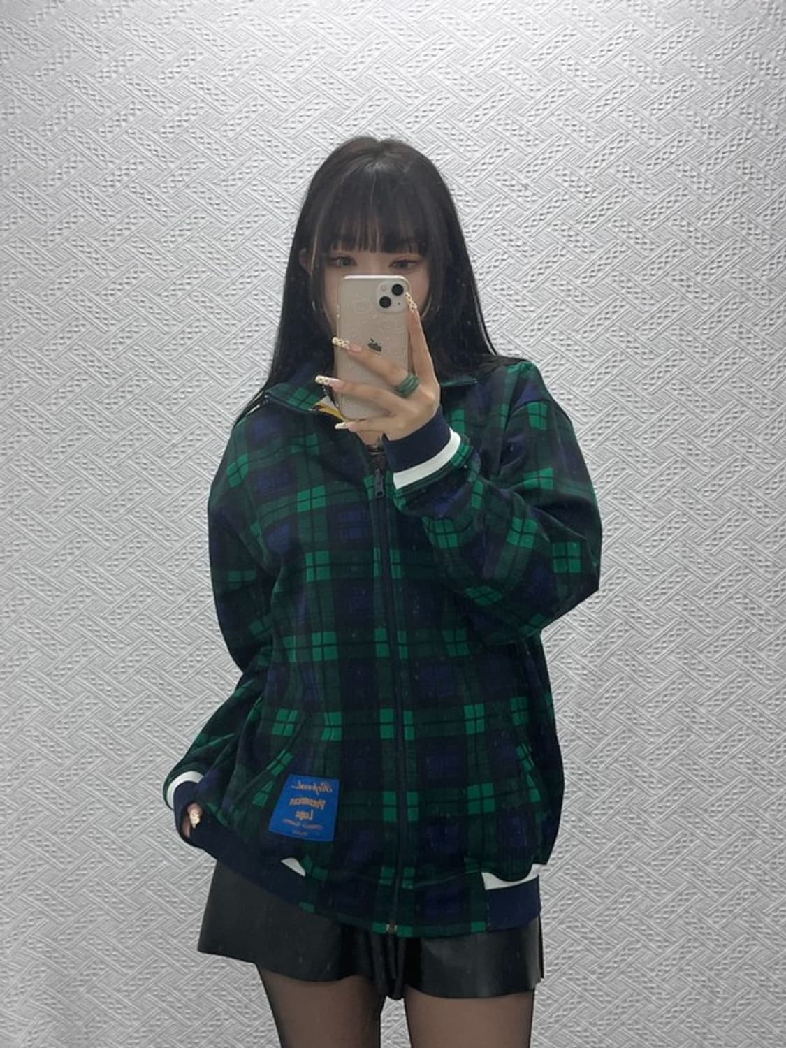 페노메논 유니크 키치 펑크 패턴 리버시블 양면 자켓 L C09907 상품이미지1