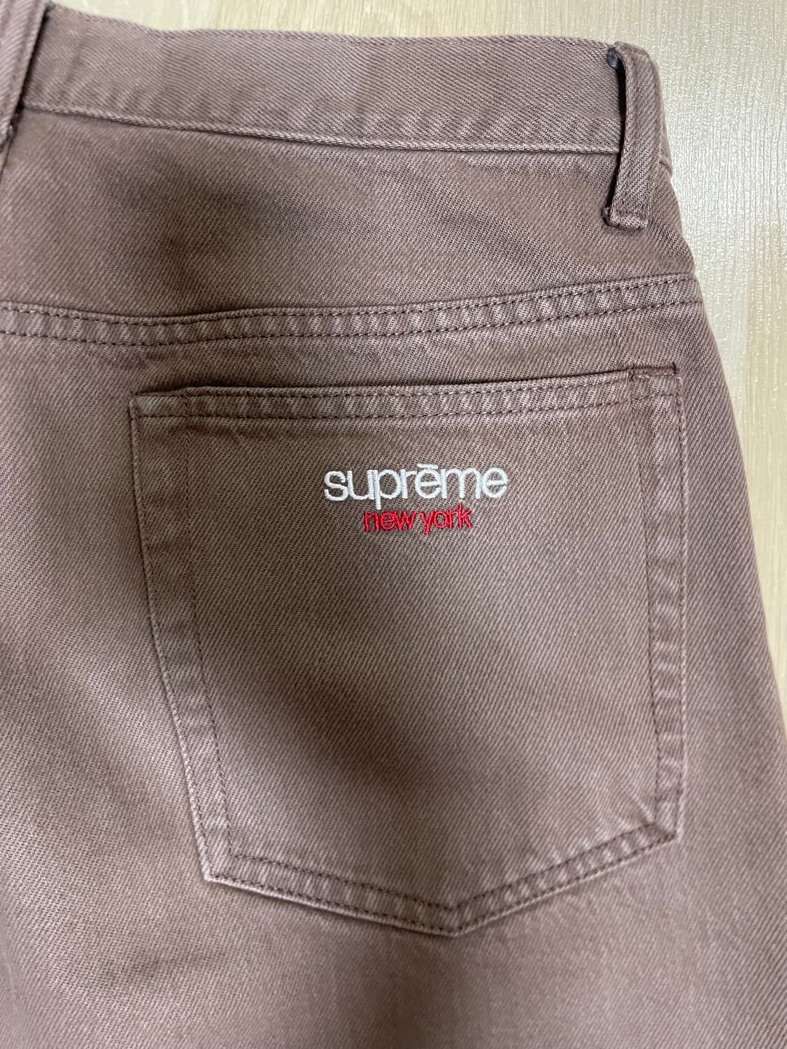 30 슈프림 배기진 라이트 브라운 상품이미지3